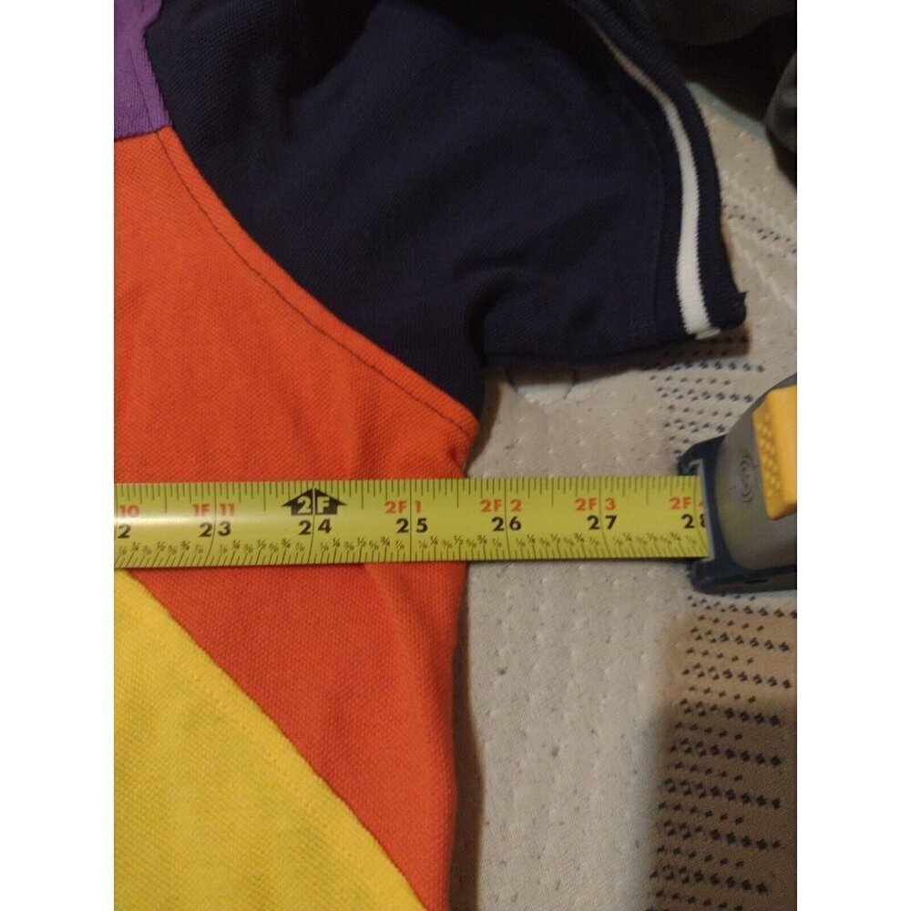 Born Fly Any Town USA Polo Shirt 3XL Mens Multicolor Colorblack Short Sleeve - Picture 8 of 9